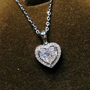 Bling heart necklace